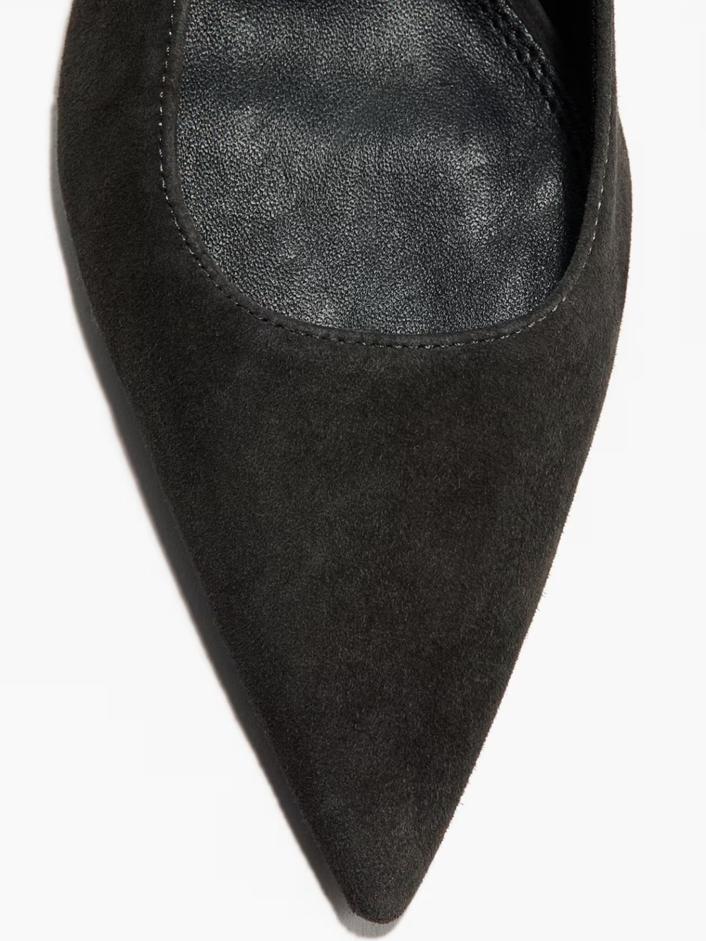Suede Slingback Kitten Heels - NWT - Picture 5 of 5